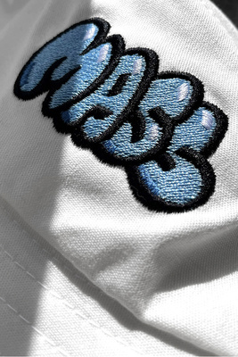 Mass Denim kapelusz Bulb Bucket Hat - biały