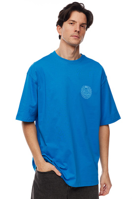 Koszulka Mass Denim Base Back T-shirt - niebieska