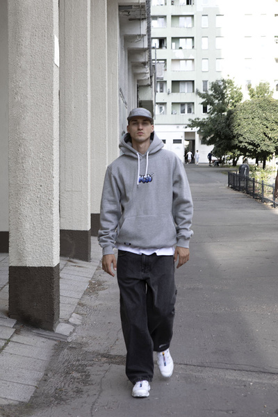 Mass DNM spodnie Wall Jeans Extra baggy Fit - czarne