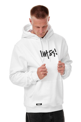 Mass DNM bluza Sweatshirt Signature 3D Hoody - biała