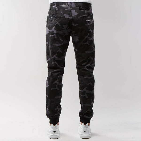Mass DNM spodnie Classics Joggers Chino Sneaker Fit - black camo