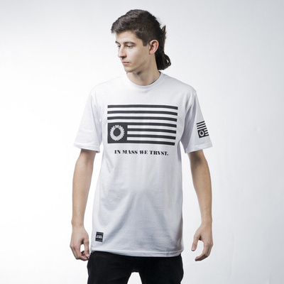 Mass Denim t-shirt koszulka  Empire white BLAKK