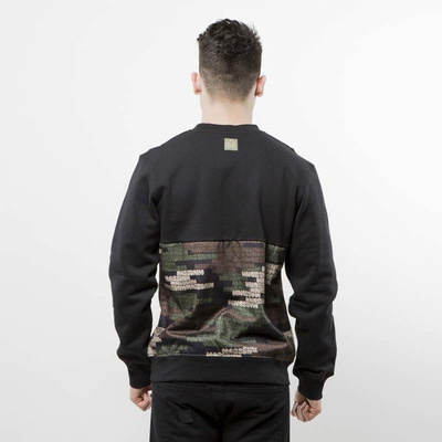 Mass Denim bluza crewneck Phat Camo black