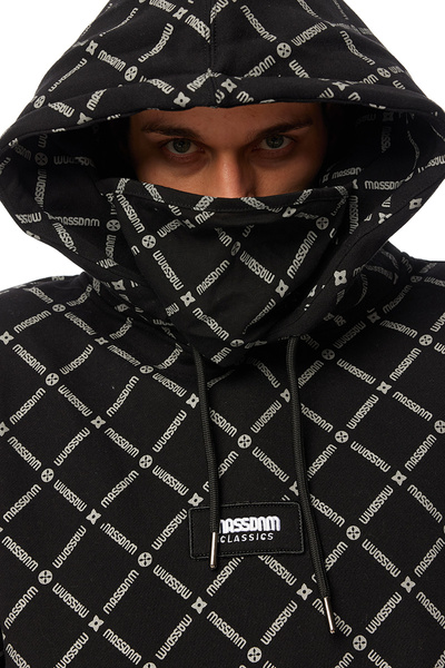 Mass DNM bluza Sweatshirt Monogram Hoody czarna