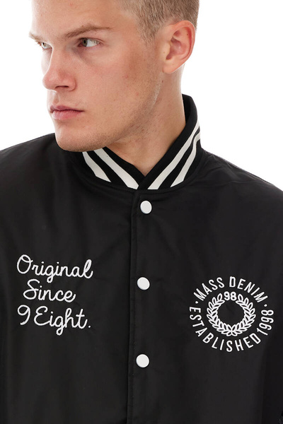Mass DNM kurtka zimowa Elementary Satin Jacket - czarna