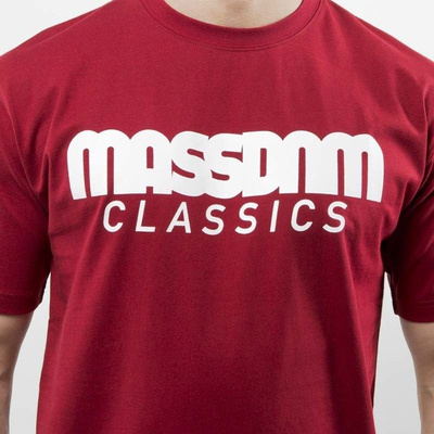 Mass Denim koszulka T-shirt Classics claret SS 2017