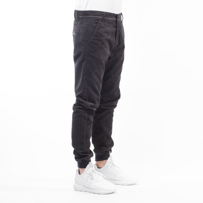 Mass Denim spodnie jogger chino Classics Corduroy sneaker fit black