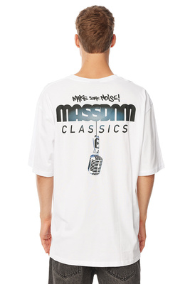 Mass Denim Koszulka Noise T-shirt biała