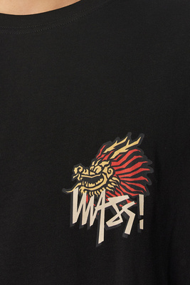 Mass Denim Koszulka Dragon T-shirt czarna