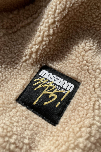 Mass DNM kurtka Plan Teddy Jacket - beżowa