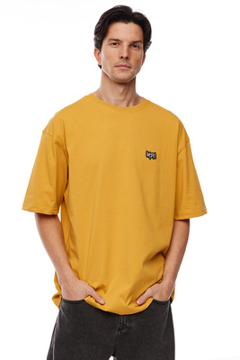 Koszulka Mass Denim Signature Patch T-shirt - żółta