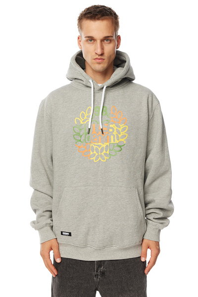 Mass DNM bluza Sweatshirt Patchwork Hoody szara