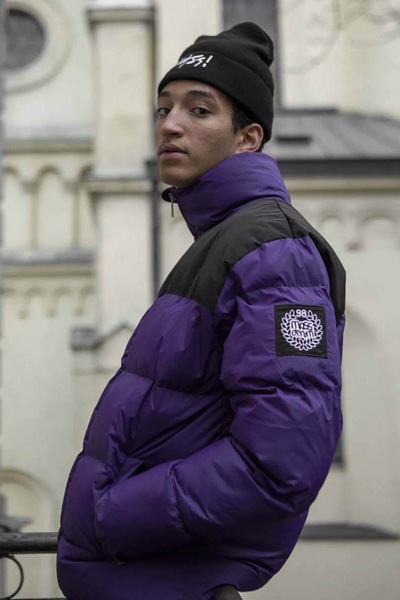 Mass DNM kurtka zimowa Jacket Empire - fioletowa