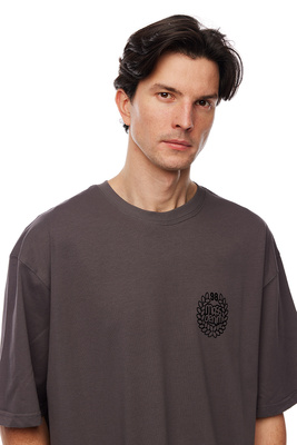 Koszulka Mass Denim Base Back T-shirt - szara