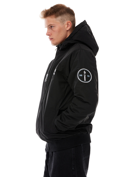 Mass DNM kurtka zimowa Club Hooded Jacket - czarna