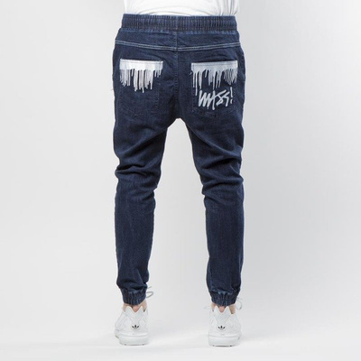 Mass DNM spodnie Drip Top Joggers Jeans Trap Fit - rinse