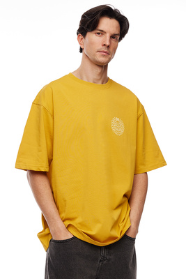 Koszulka Mass Denim Base Back T-shirt - żółta