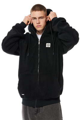 Mass DNM kurtka Patch Teddy Hoody Zip Jacket - czarna