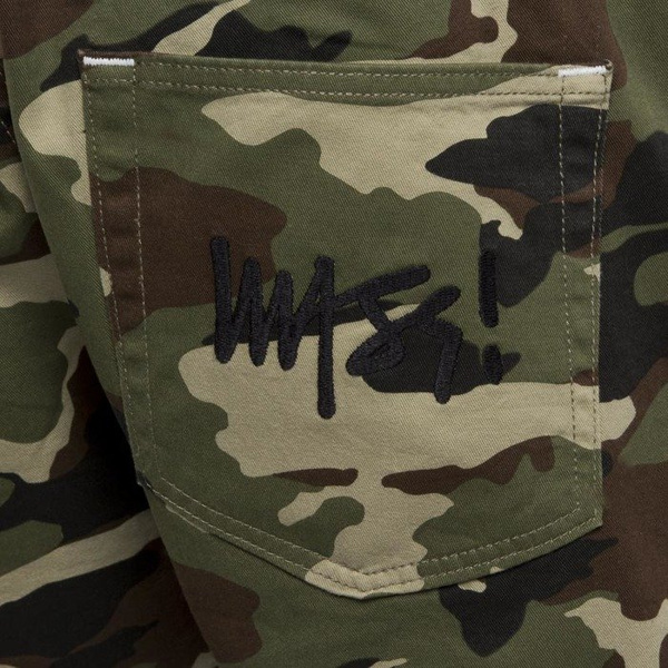 Spodnie Mass Denim Signature Joggers Sneaker Fit - woodland camo