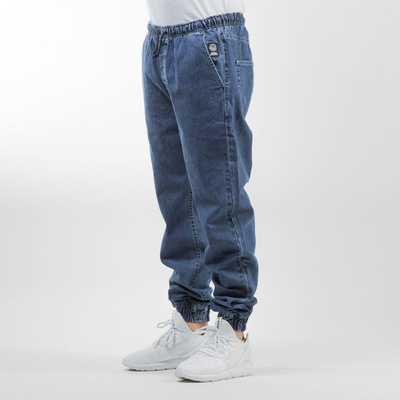 Mass Denim spodnie jogger pants Drop Denim loose fit blue