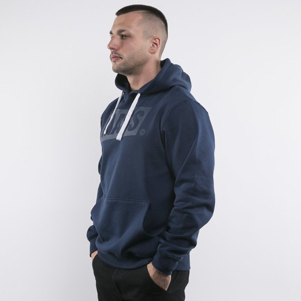 Mass Denim bluza hoody Three D navy
