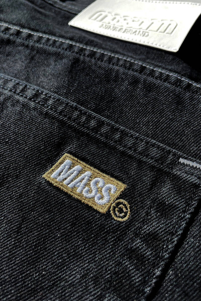 Mass DNM szorty Box Jeans Shorts relax fit - czarne