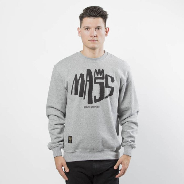 Mass DNM bluza Sweatshirt Crewneck Crown - light heather grey