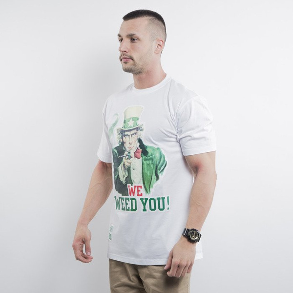 Mass Denim koszulka We Weed You white