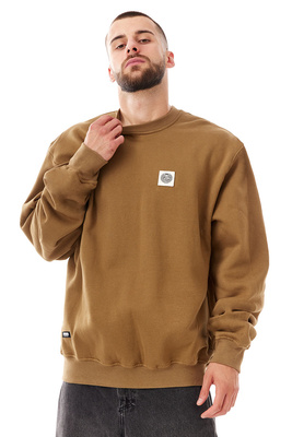 Mass DNM bluza Sweatshirt Patch Crewneck - brązowa