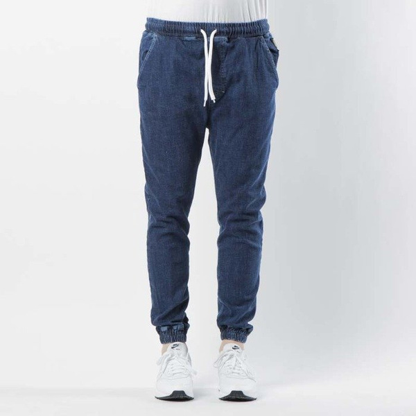 Mass DNM spodnie Joggers Jeans Sneaker Fit Campus - dark blue