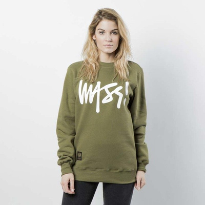 Mass DNM damska bluza Sweatshirt Crewneck Signature WMNS - khaki