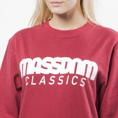 Mass DNM bluza damska Sweatshirt Crewneck Classics WMNS - claret