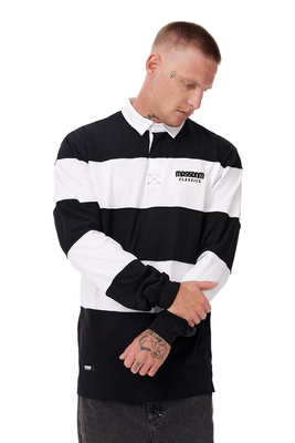 Mass DNM koszulka Rugby Polo Longsleeve - czarna