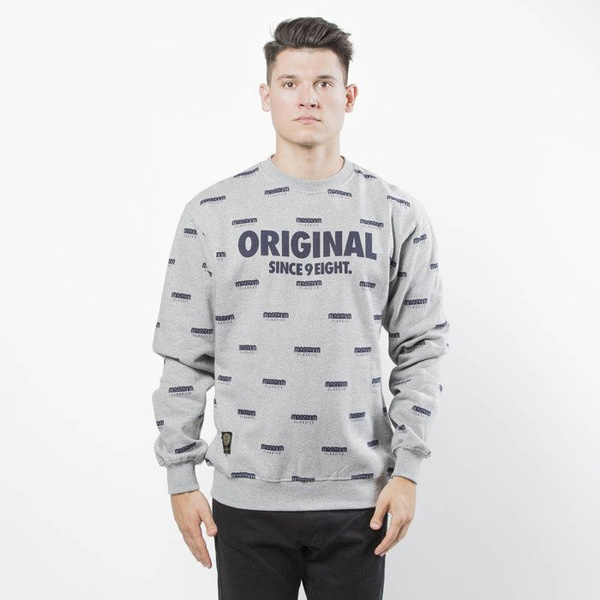 Mass DNM bluza Sweatshirt Crewneck Original - light heather grey