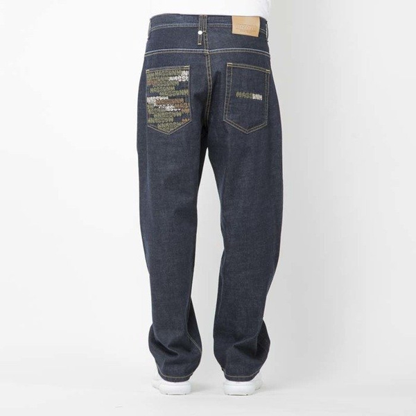 Mass Denim spodnie jeans Phat Camo baggy fit rinse SS2017