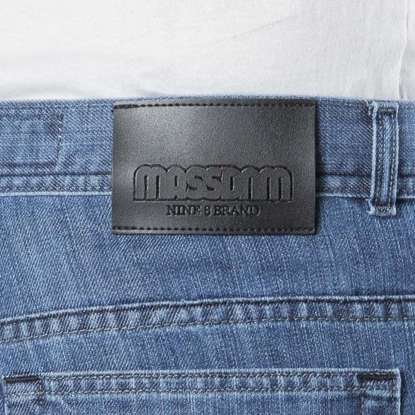 Mass DNM spodnie Jeans Straight Fit Classics - blue