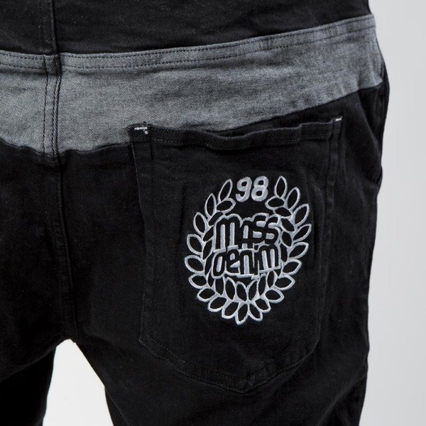 Mass DNM spodnie Fang Joggers Jeans Trap Fit - black