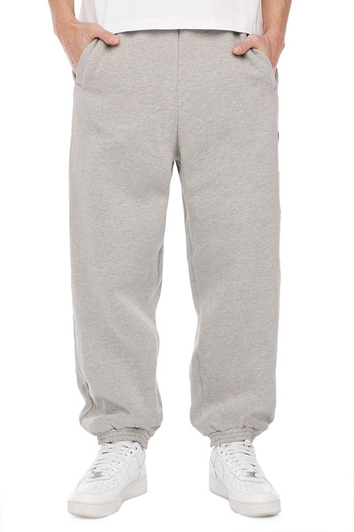 Mass DNM spodnie dresowe Initials Extra Baggy Fit Sweatpants - szare