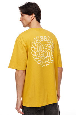 Koszulka Mass Denim Base Back T-shirt - żółta