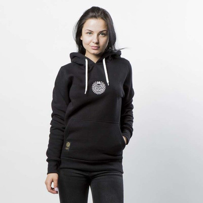 Mass DNM bluza damska Base SL Embroidered Sweatshirt Hoody WMNS - black LIMITED EDITION 