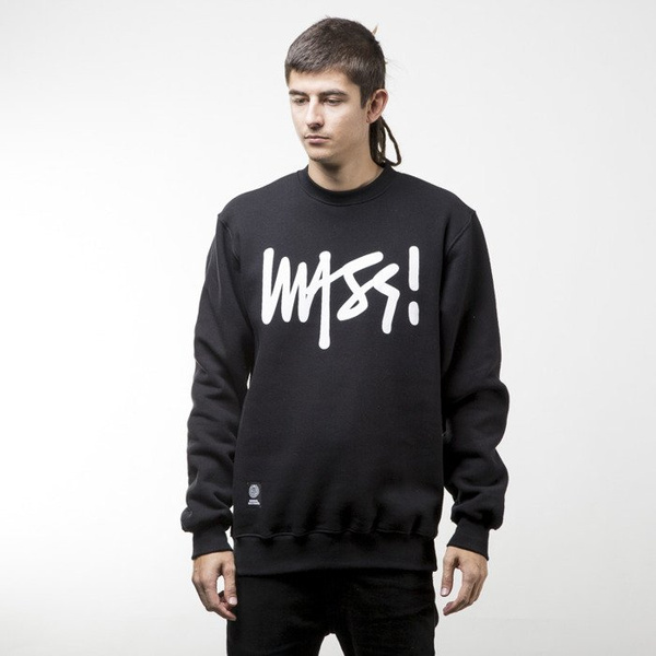 Mass Denim bluza sweatshirt Signature crewneck black
