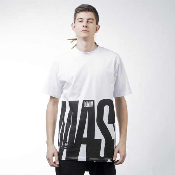 Mass Denim t-shirt koszulka Outsized white