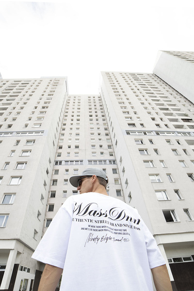 Mass Denim Authentic T-shirt biała