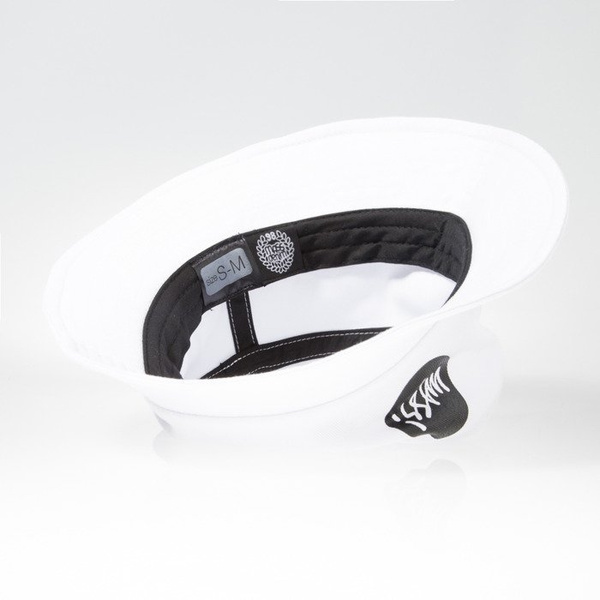 Mass Denim kapelusz bucket hat Signature white