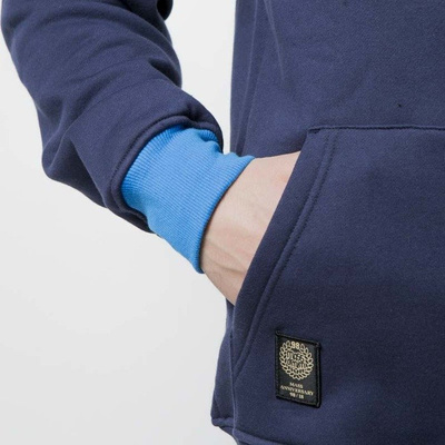 Mass DNM bluza Sweatshirt Hoody Respect - blue / navy