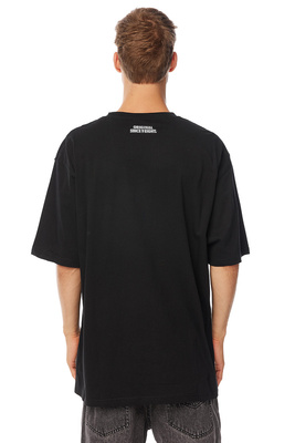 Mass Denim Ying Yang T-shirt czarna