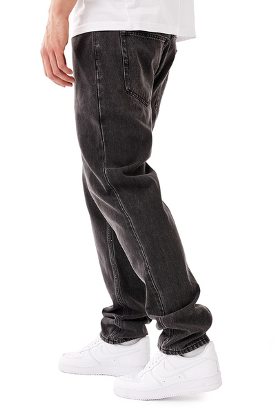 Mass DNM spodnie Box Jeans Relax Fit - czarne