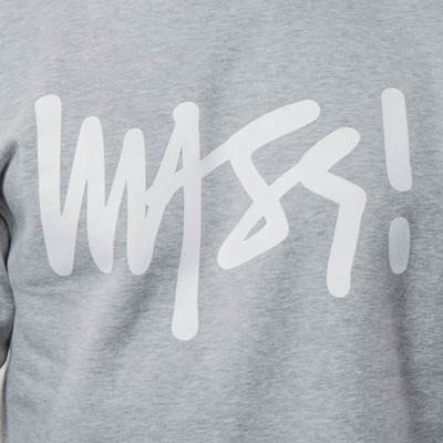 Bluza Mass Denim Sweatshirt Crewneck Signature - light heather grey