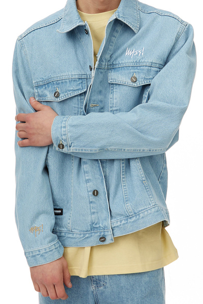 Kurtka Mass Denim Signature Denim Jacket - niebieska