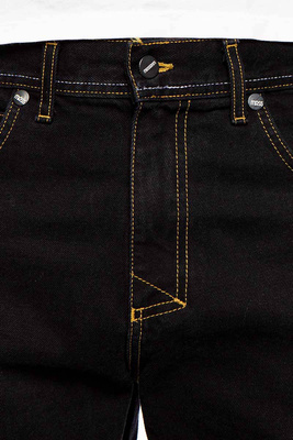 Mass DNM spodnie Base Jeans Regular Fit - czarne